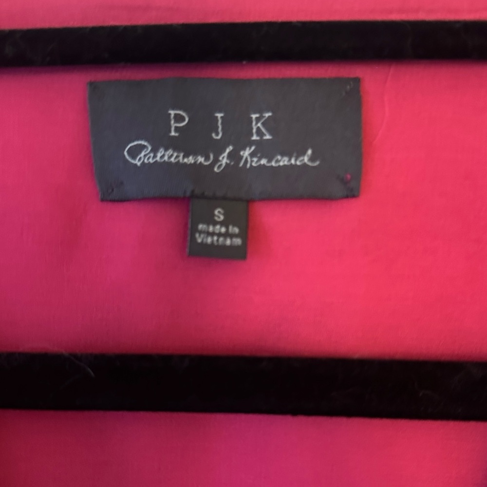 PJK Patterson Kincaid | Sheer Pink Flowy Button Down Blouse - Picture 6 of 7